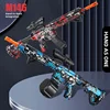 M416 Toy Gun 7.4V High-speed Burst Gel Ball With Orange Plug And Double Magazine For Outdoor Interactive Parent-child Games. 1