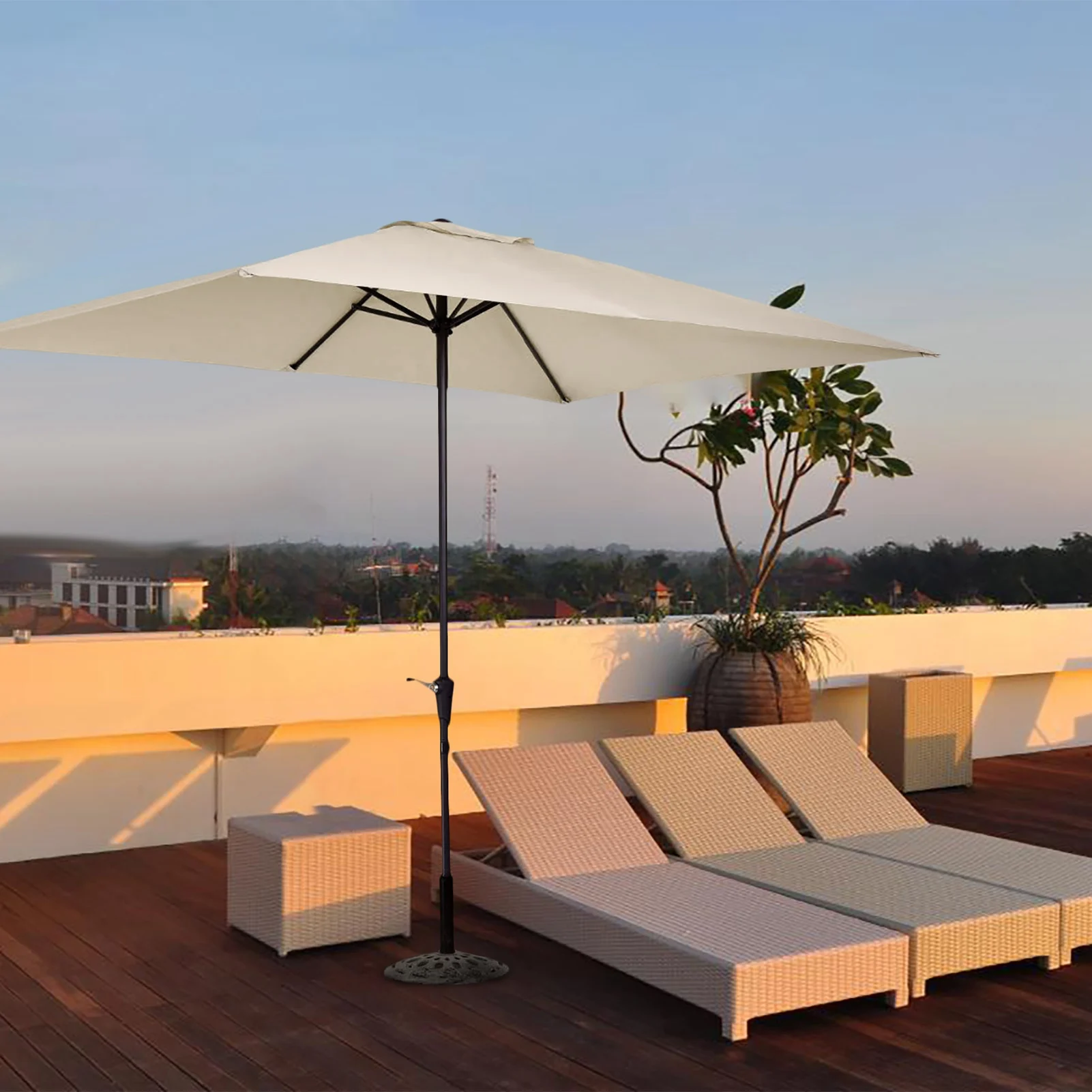 Waterproof Outdoor Garden Umbrella Cover Waterproof Canopy UV Protection 2*3m