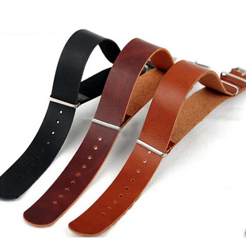 Leather Watch Strap 18mm 20mm 22mm 24mm Wrist Watch Band Watch Accessories Watchbands