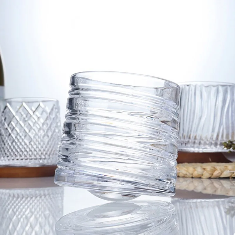 300ml Tumbler Glass Mug Vintage Japanese Wine Glass Beer Whisky Milk Juice Drinking Glasses Decorative Coffee Mug Cocktail Cup