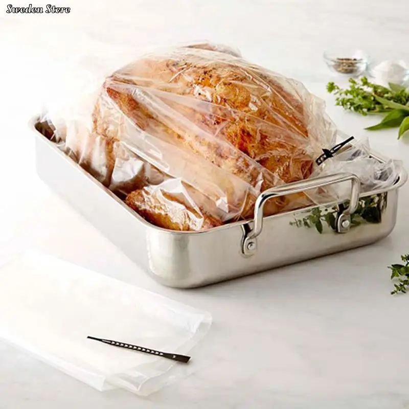 10/20pcs Oven Roasting Bags Turkey Bag Baking Sleeve Slow Cooker Turkey Baking Bag Crock Pot Liners for Cooking roasting bag