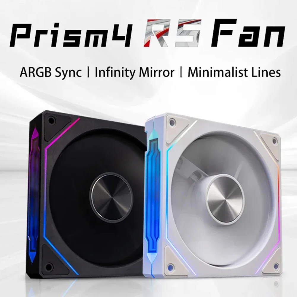 Jungle Leopard Case Fan 120mm 5V 3Pin ARGB Cyclic Mirror Light Effect PWM 800-1800RPM LianLi Cooling Fan