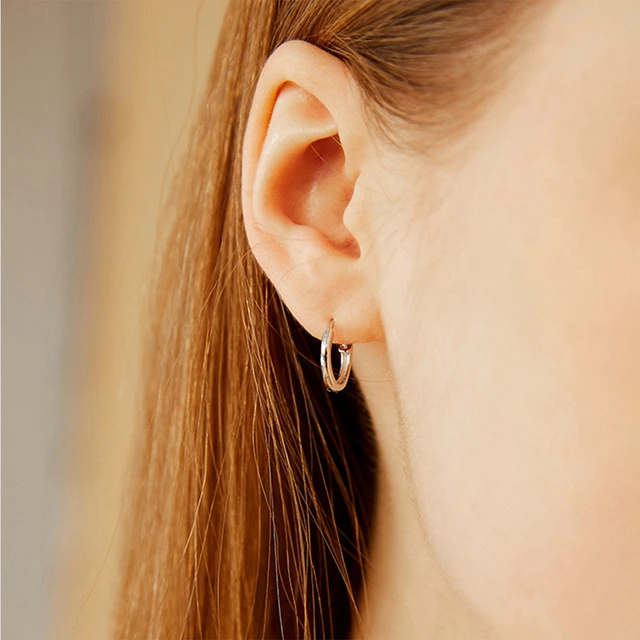 2022 New Trends V Letter Hoop Earrings For Women Stainless Steel Earrings  Punk Round Ear Jewelry Gift - AliExpress