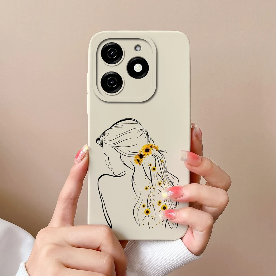 Stylish Butterfly Silicone Phone Case - Cute Matte Protective Cover