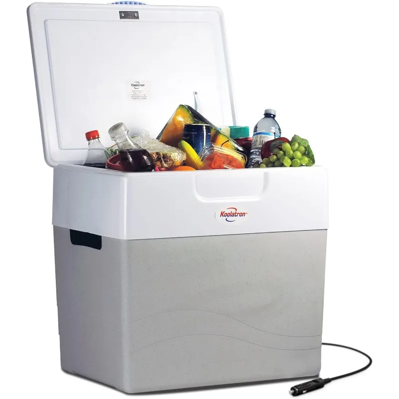 

Переносной электрический охладитель Koolatron, 12 В, автомобильный охладитель/обогреватель 49 кВт (52 л), без льда, электрический портативный холодильник для кемпинга