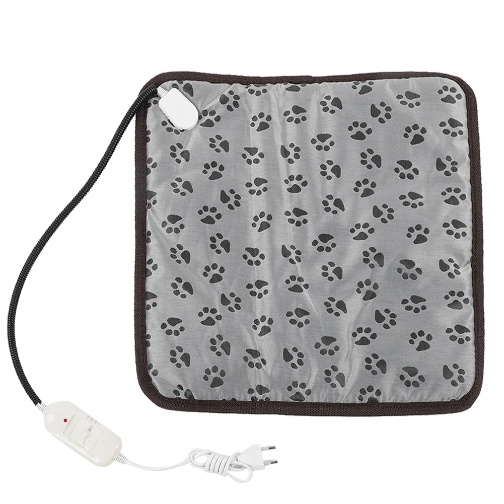 

Pet Electric Heated Mat Adjustable Dog Heating Blanket Waterproof Heating Carpet EU Plug 220V