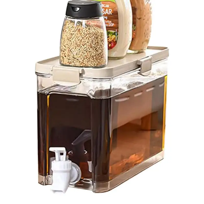 

Beverage Dispenser Transparent Beverage Dispenser For Fridge Beverage Tank Cold Kettle Lemonade Bottle Beverage Drinkware Pot