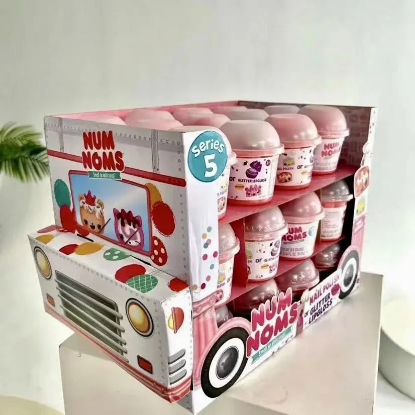 Num Noms series 5 Slime Surprise Toys for Girls Fluffy Slime Mystery Makeup Lip Gloss Smell Snackables Kawaii Dolls makeup toy princess pretend toys cosmetics set