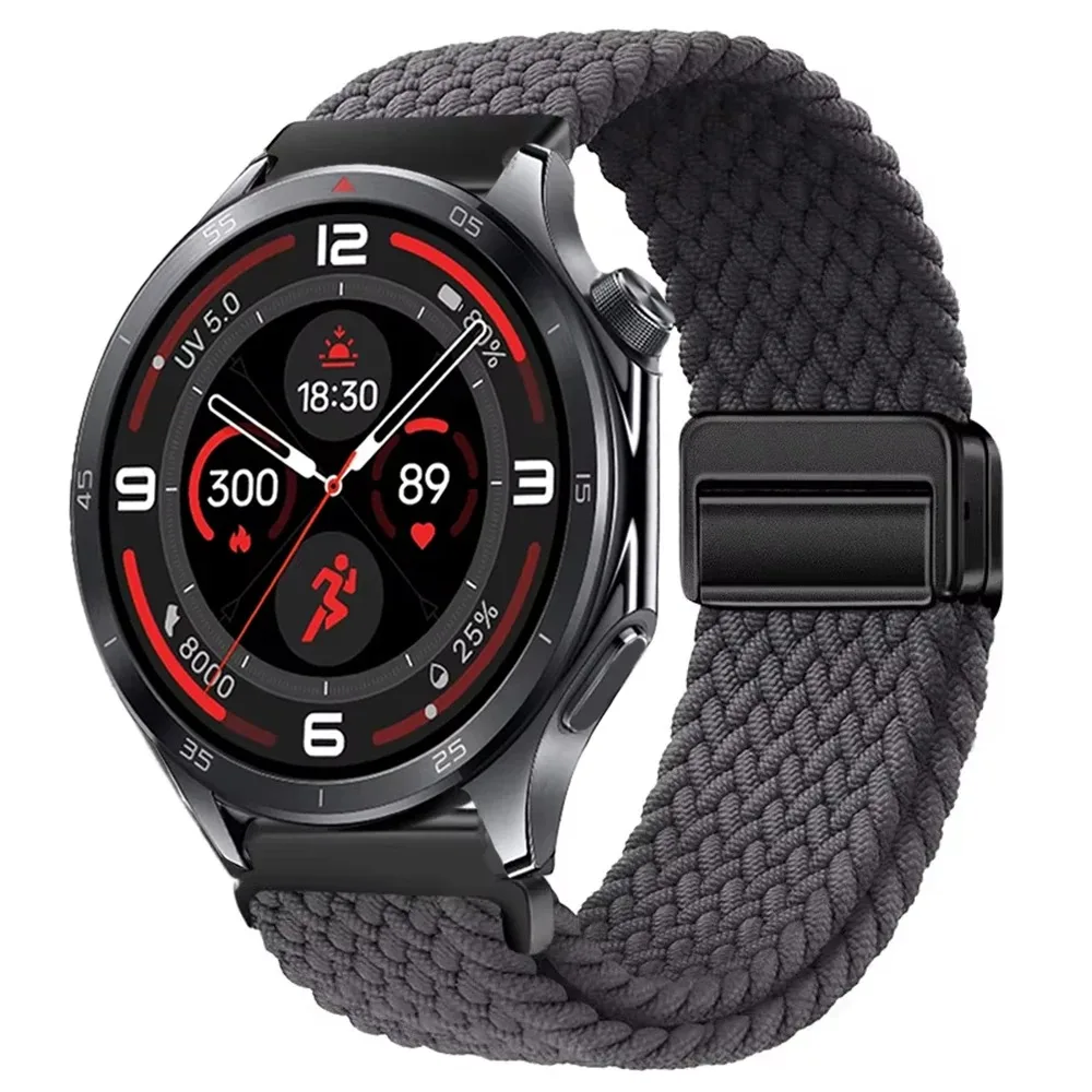 Braided Sport Nylon Strap, 22mm - Durable & Stylish Watchband Bracelet
