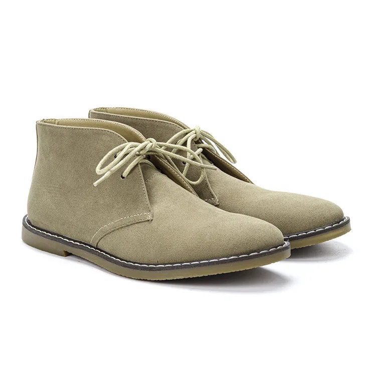 Men's Suede Desert boots high quality American Style Casual Ankle boots Handmade Shoes for men