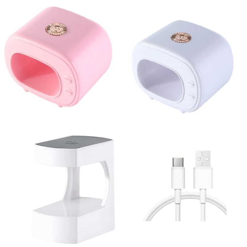 

831E Сушилка для ногтей Mini USB УФ-светодиодная лампа для ногтей Быстросохнущая лампа для отверждения гель-лака