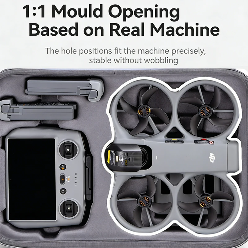 DJI 아바타 360용 충격 방지 휴대 케이스, 드론 고글 N3 RC 2 리모컨용 하드 쉘 방수 보관 가방