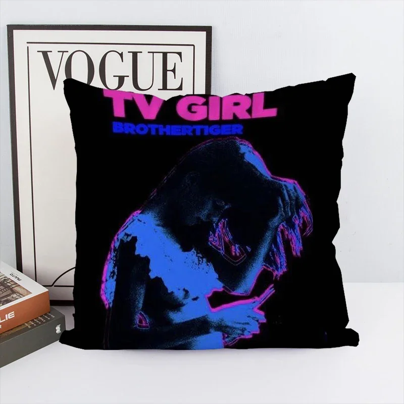 

Pillow Cases Decorative Pillows Covers TV Girl Cushion Cover 45*45 Pillowcases 50x50 Car Decoration Pillowcase 40x40 Fall Decor