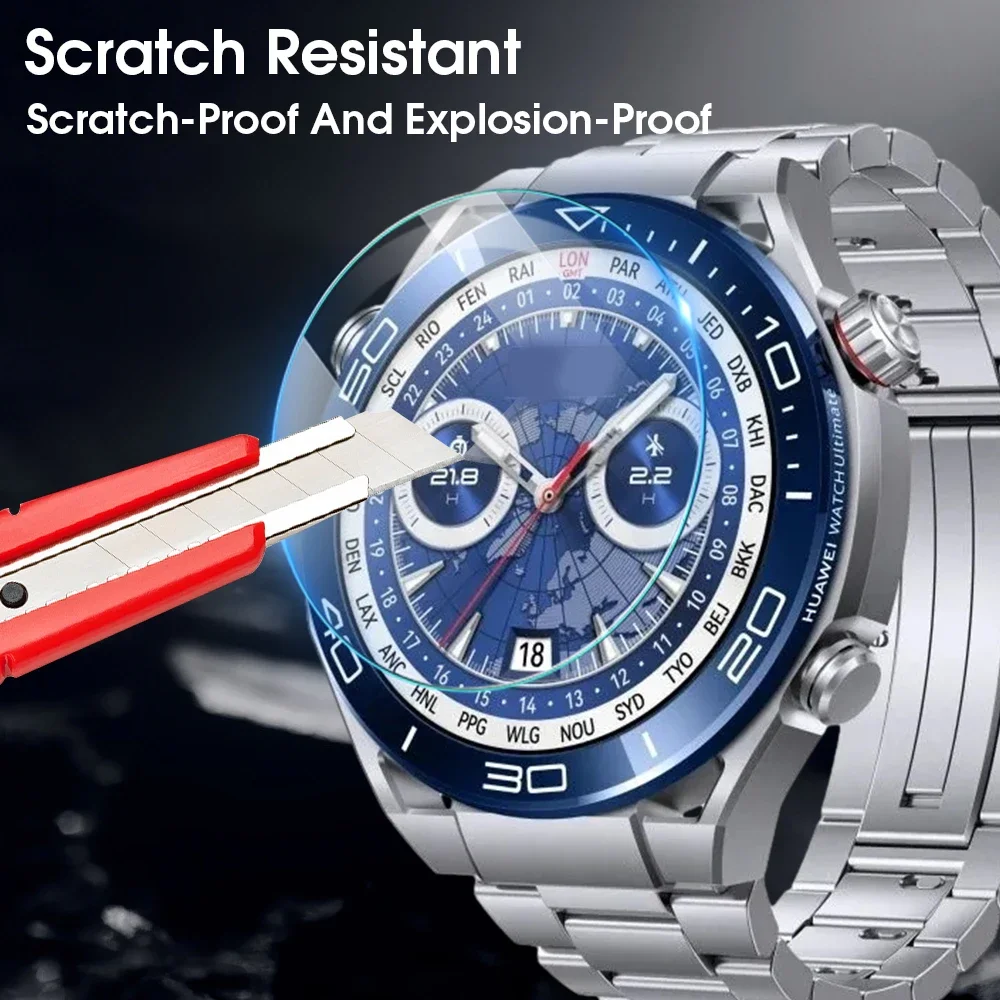 Huawei Watch Ultimate Tempered Glass HD Screen Protector - Explosion-Proof & Clear