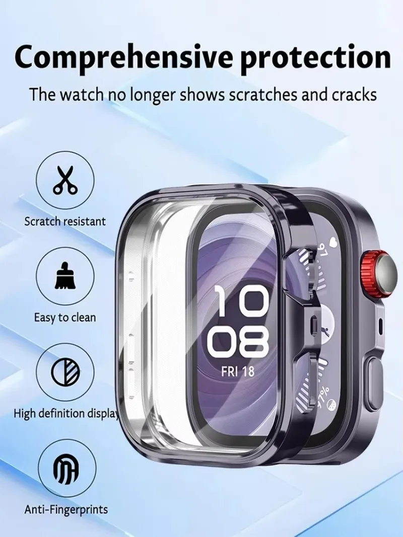 TPU Full Cover Screen Protector Case - All-Around Durable Frame Bumper Shell