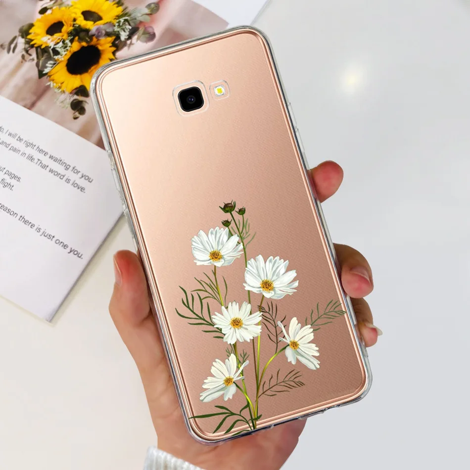 Elegant Printing Soft Silicone TPU Slim Cover for Samsung Galaxy J4 Core and J4 Plus