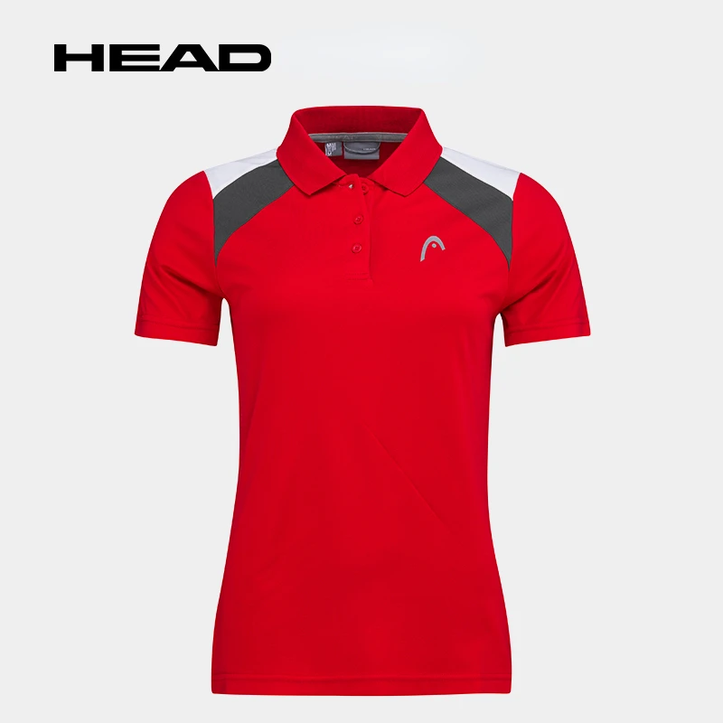 Head tennis t-shirt clothing women short sleeve CLUB 22 Tech Polo Shirt W Women sportswear fitness