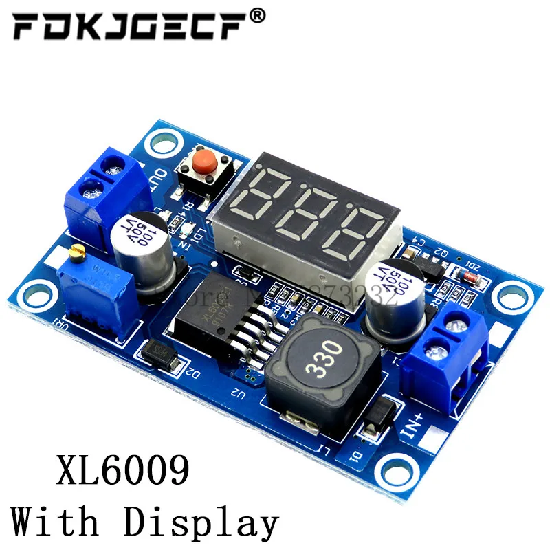 High-Performance Adjustable Boost Converter Power Supply Module with Low Ripple, 15W, 5-50V Output