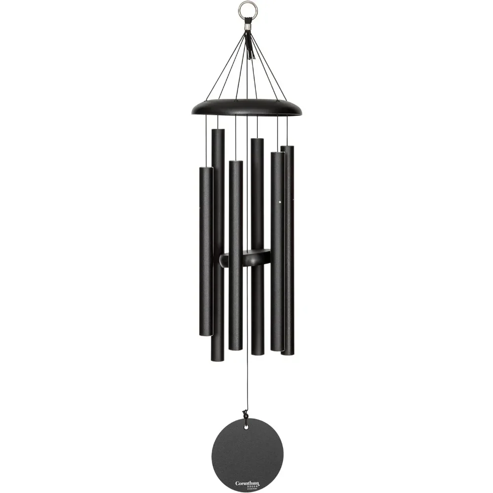 

Backyard Greek Eye By Wind River - 30 Inch Black Wind Chime for Patio Decorative Pendants for the House Garden Wall Decoration