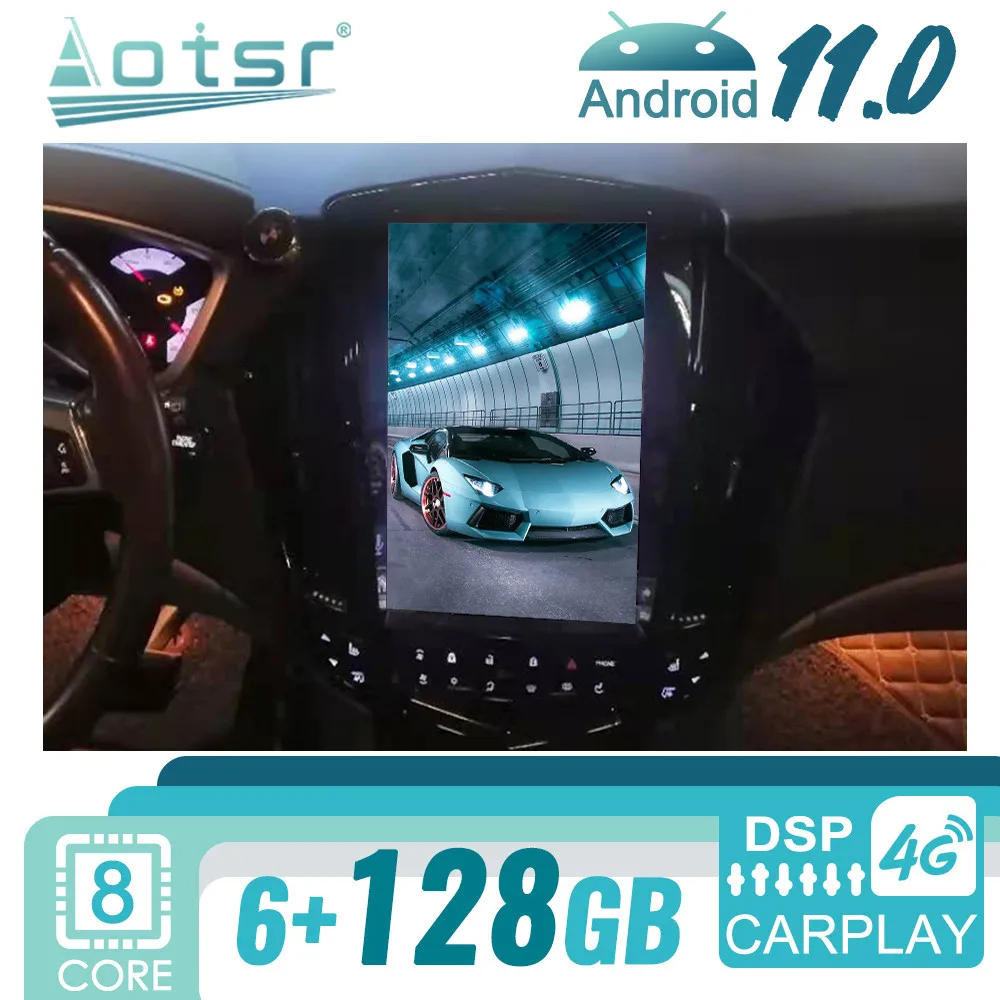 

12.1" Car Radio For Cadillac SRX 2009-2012 Tesla Android 11 2 din Stereo receiver Central Multimedia Player DVD Gps Navigation