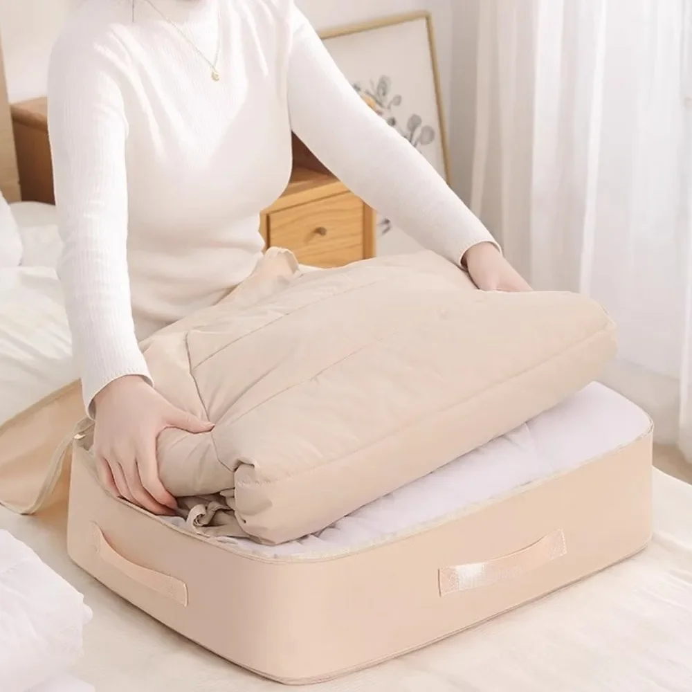 Clothes and Blankets Storage Bag Travel Portable Down Jacket Cotton Jacket Bags Large Capacity Household Organizer Containers 4
