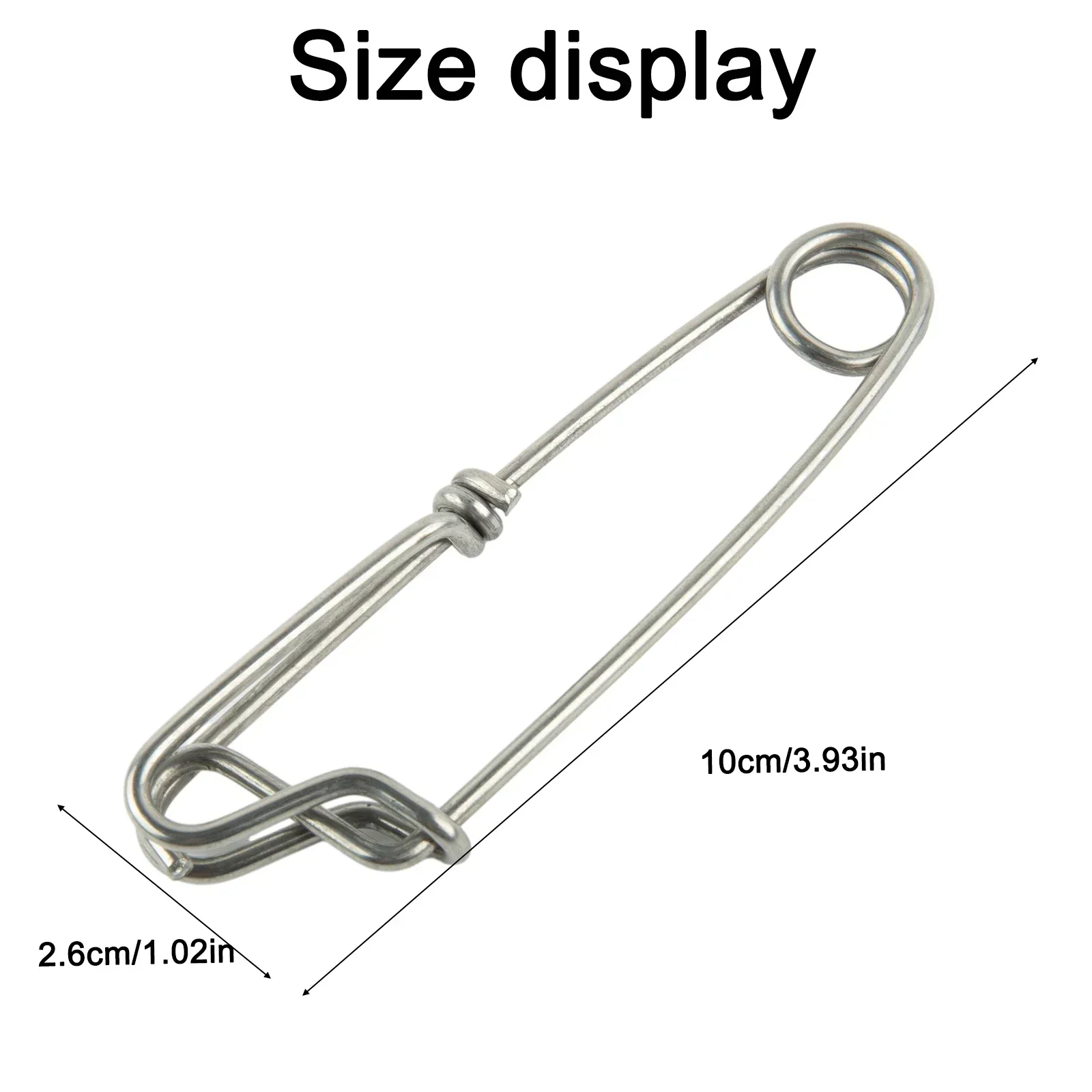 Premium Stainless Steel Longline Fishing Clips Corrosion-Resistant Snap Swivels Branch Hangers For Tuna Snapper Sharks Fishing fishing accessories fishing swivels