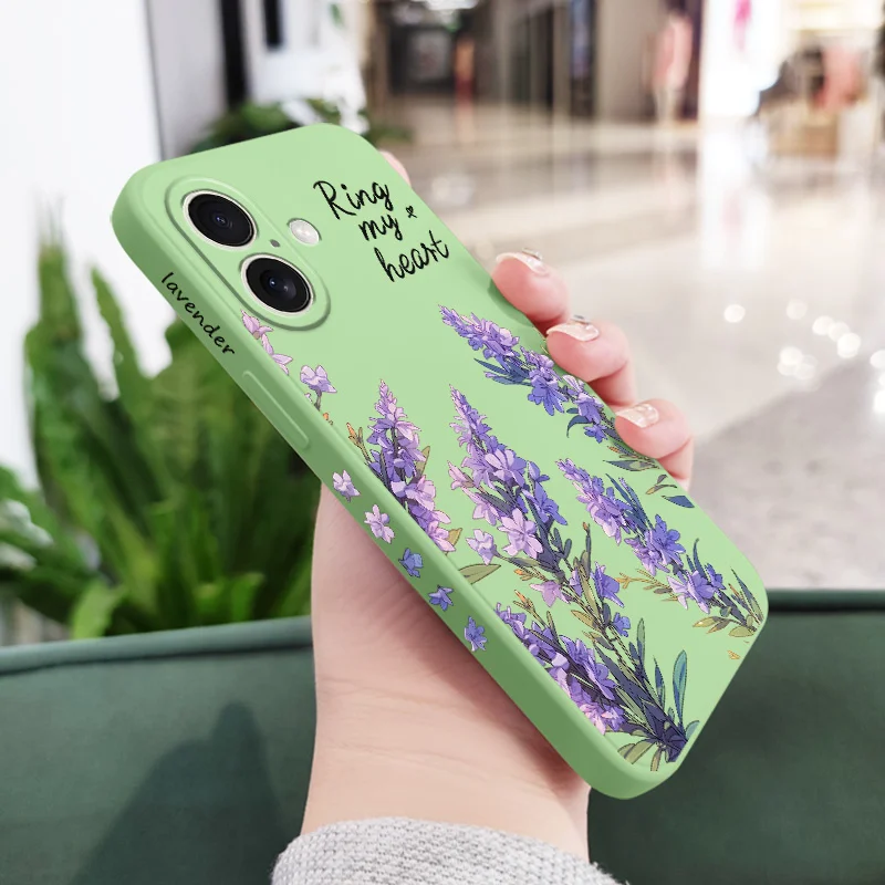 Lavender Bliss Silicone Phone Case
