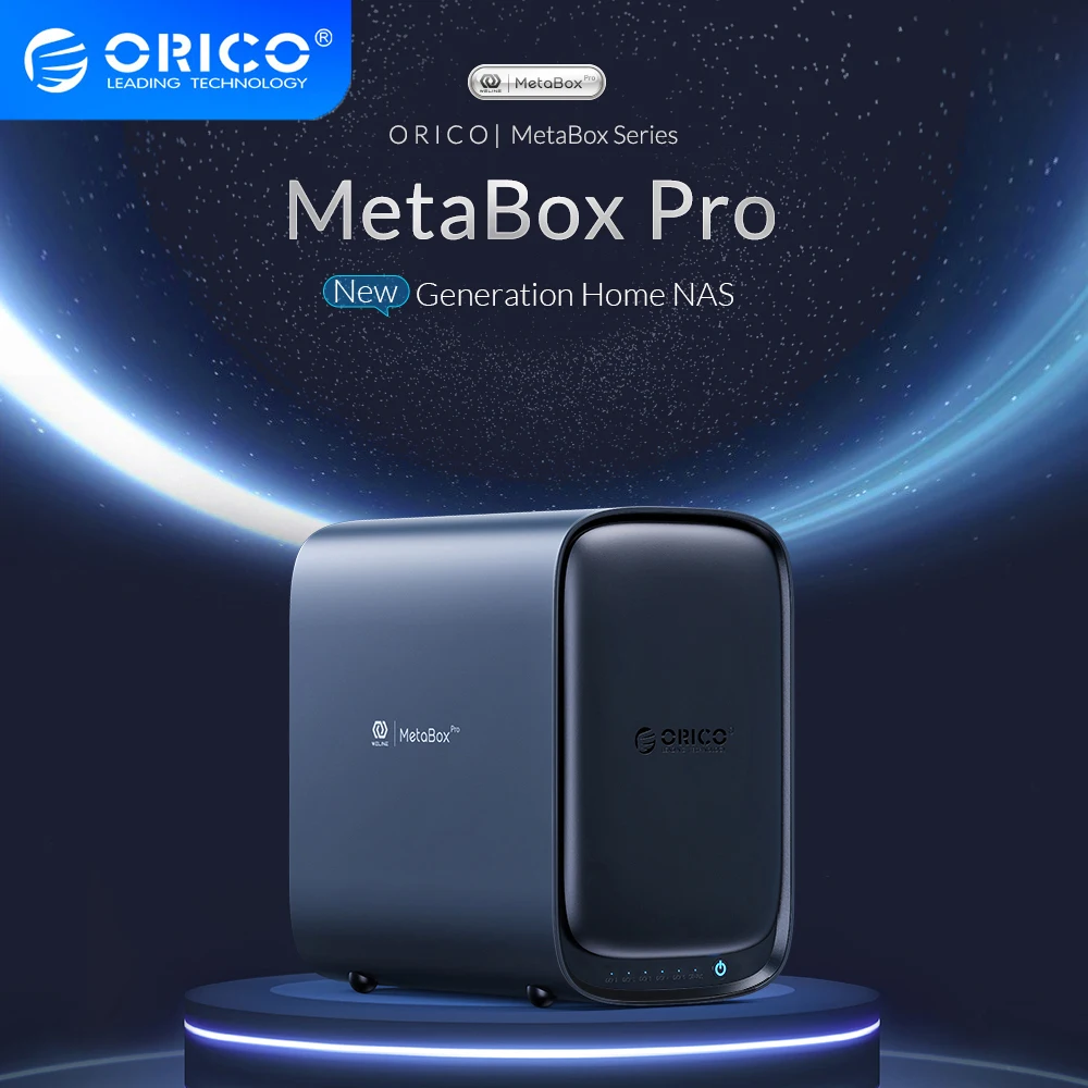 ORICO NAS 5Bay Cloud HS500 Storage Intel Quad Core 1.12.8GHz MetaBox