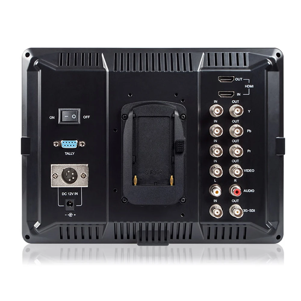 FEELWORLD FW1018SPV1 10.1 Inch Field Monitor Full HD 1920*1200 3G-SDI Director Tally Light for Jimmy Jibs and DSLR Cameras
