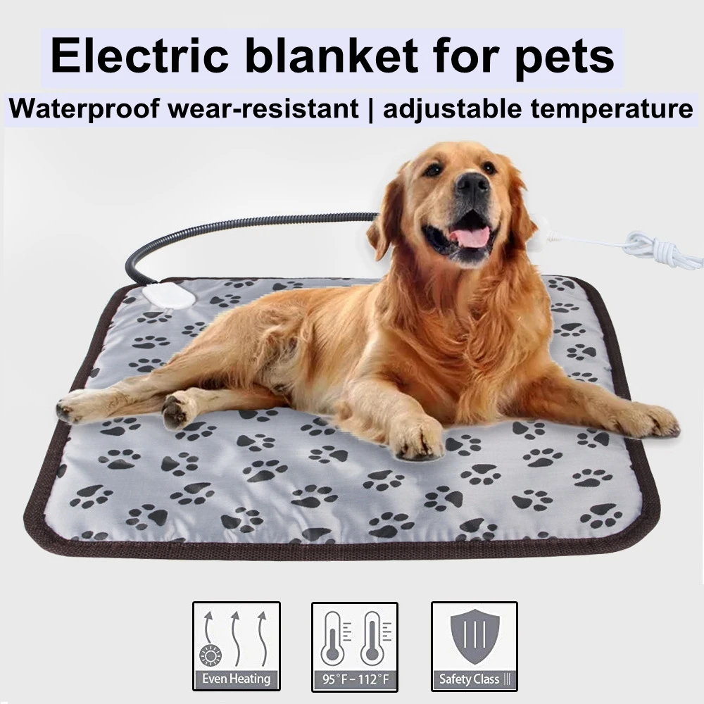 2022 Pet Puppy Kitten Electric Heat Pad Reptile Blanket Warm Incubator