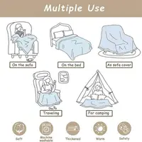 Pink Mary Floral Virgin Mary Flannel Blanket, Super Soft Prayer Throw for Mom, Grandma, Valentine's Day 5