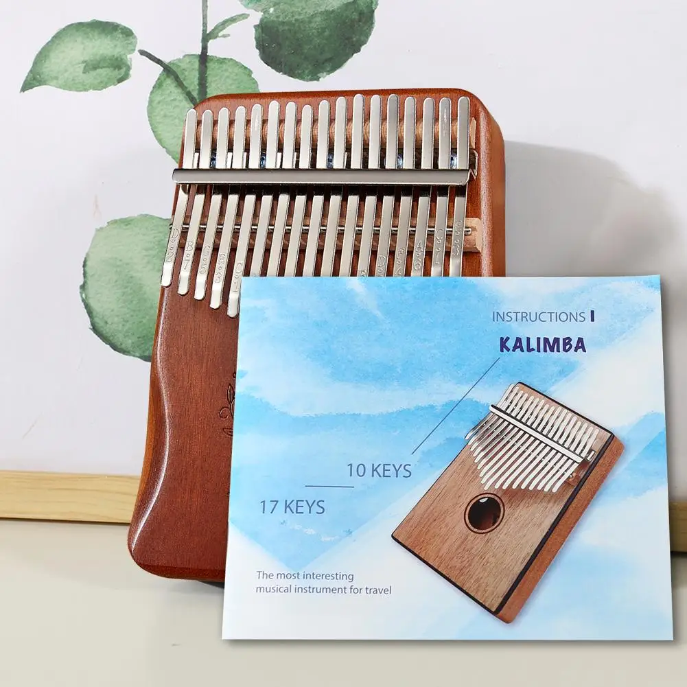 Portable Kalimba Learning Book Thumb Piano Text Music Book Lightweight Portable Music Element for Beginner Kid Gift