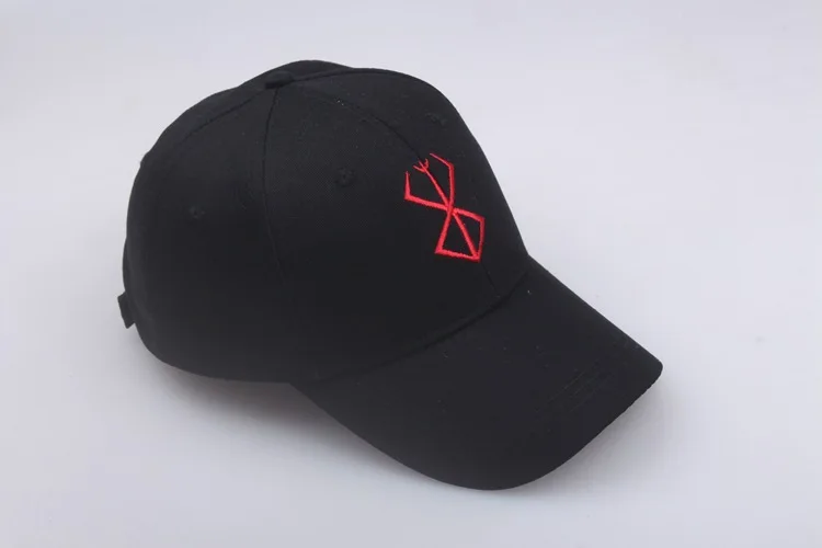 Anime Berserk Demon Baseball Cap Adjustable Unisex Embroidery Manga Dad Hat Snapback