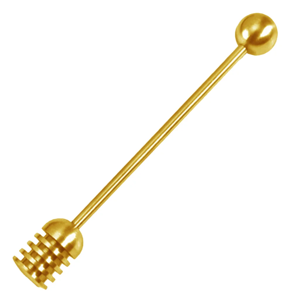 Coffee Stirrers 304 Stainless Steel Honey Dippers Daily Kitchen Accessories Detachable Spoons Efficient Dispensing Design