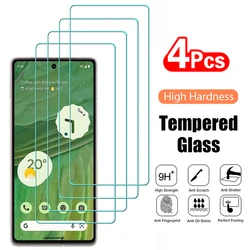 Premium 4-Pack Tempered Glass Screen Protectors with 9H Hardness - 4 Pieces (For Pixel 3A XL)