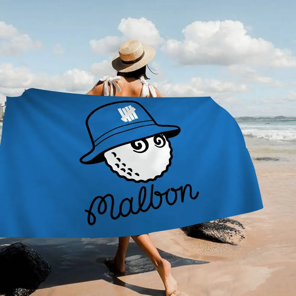 Fashion M-Malbon Golf Art Mikrofaser-Decke, schnell trocknende Strandtücher, übergroßer Druck, super saugfähige Pool-Handtuchdecke