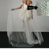 Newest Short Wedding Dresses Classic Elegant Boat Neck Simple Bridal Dress Backless Sexy Vestidos De Novia Customized 2