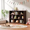 Bookshelf, 3-Tier Open Shelf Bookcase, 10 Cube Storage Organizer with Anti-Tilt Device for Bedroom Living Room 3