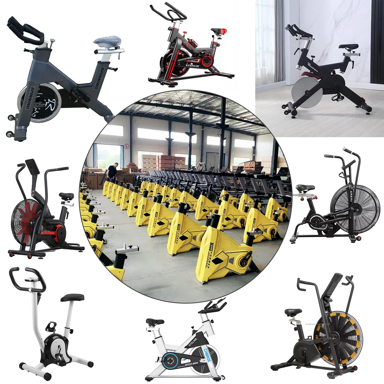 High Quality Home Gym Fitness Indoor Cardio Self-generating Spinning Exercise Bike Flywheel Exercise Spin Bike for Body Workout