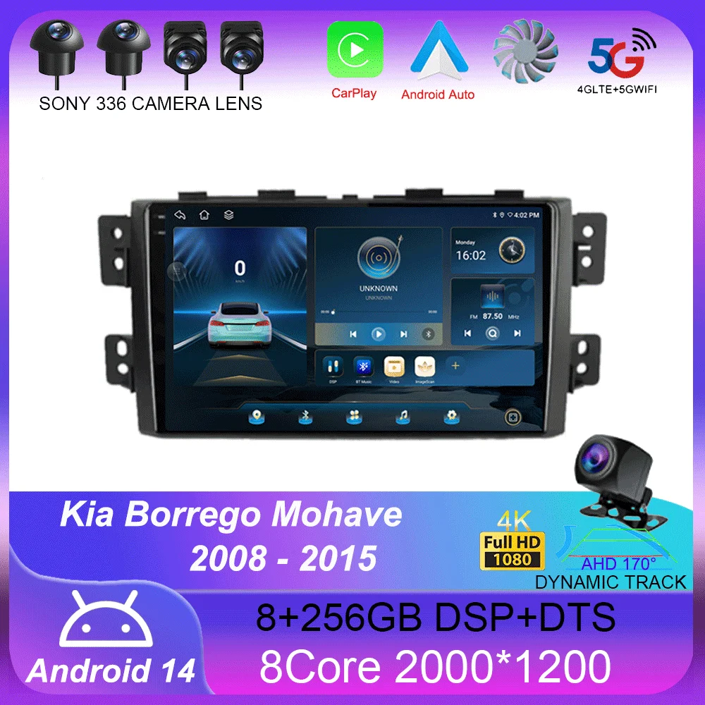 Car Multimedia Player Radio Android 14 Carplay For Kia