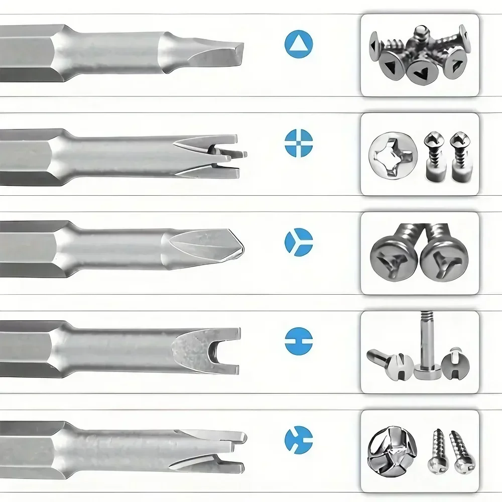 STONEGO 13/7/5Pcs  Special shape drill bit set, hexagonal socket for power tools, appliance repair drill screwdriver accessories 5
