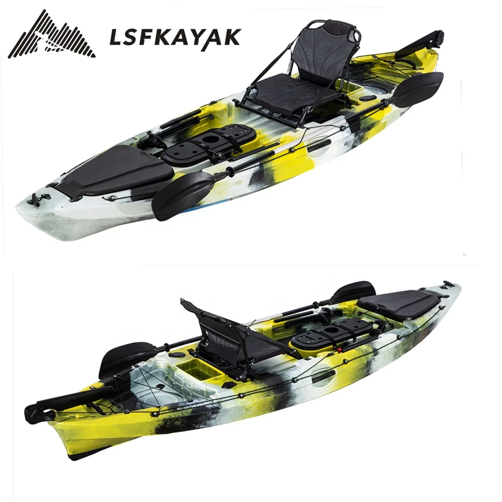 Single Seat Ocean Fishing Kayak High Quantity Cheap Waterplay Crafts  Plastic Fishing Kayak Pick Up At The Port - AliExpress
