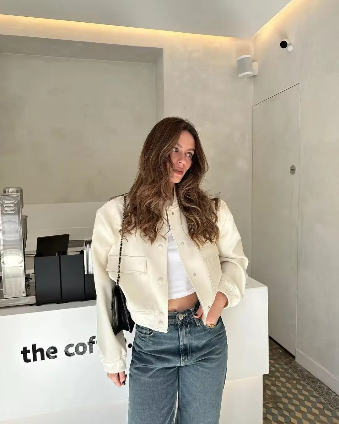 New 2024 Women's Bomber Jacket Fashion With Pockets Spring Autumn Jackets Coat Long Sleeve Casual New In Outerwears Chic Tops  ﻿