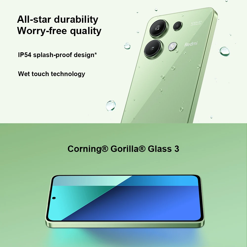 Global Version Xiaomi Redmi Note 13 Smartphone 128/256GB Snapdragon® 685 108MP Camera 120Hz FHD+ 6.67 Inch AMOLED 33W Charging