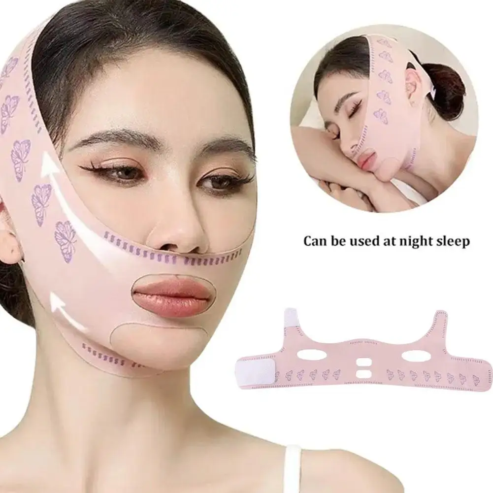 

1PCS Breathable V Face Band Cheek Lift Up Face Thin Mask Reduce Double Chin V-Line Shaping Bandage Anti Wrinkle Face Bandage