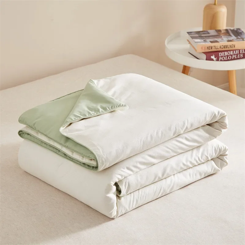 

Latest Summer Quilt Washable Cotton Soybean Air-conditioning Quilts Soft Thin Bedspread Bed Comfort Comforter