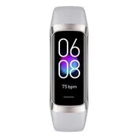 Smart Watch 1.1in AMOLED Screen 30m Waterproof Message Reminder Bluetooth Bracelet Heart Rate Blood Sleep Monitor SmartWristband 2