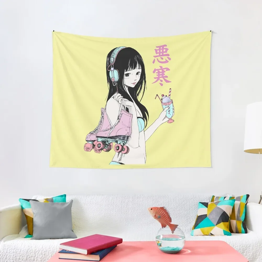 

Chill Lofi Summer Girl Tapestry Room Decor For Girls Home Decoration Aesthetic Room Decoration Room Decorator Tapestry
