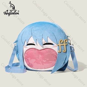 Anime Puella Magi Madoka Magica Miki Sayaka Kawaii Ita Borsa Zaino Itabag Tasca trasparente Zaino da donna Borse casual
