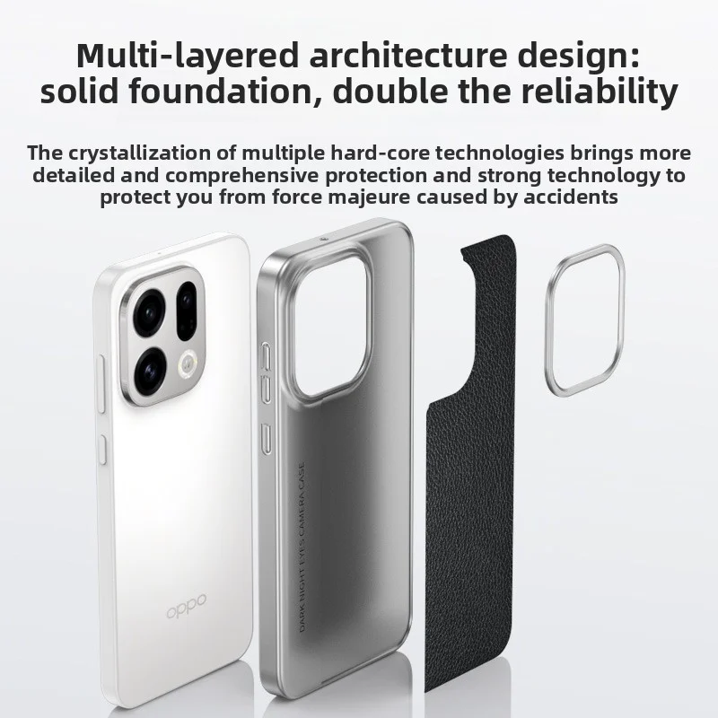 Fashionable Hard PC+PU Camera Lens Protective Back Cover Case